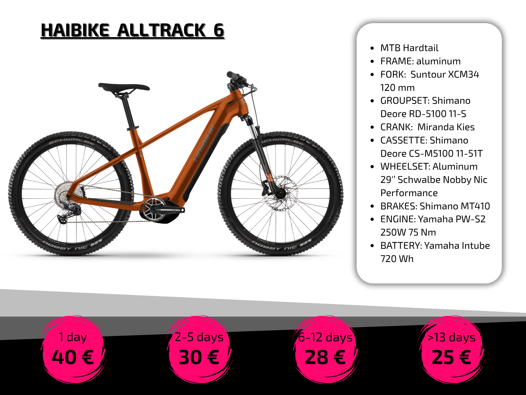 E-MTB Bike Haibike Alltrack 6